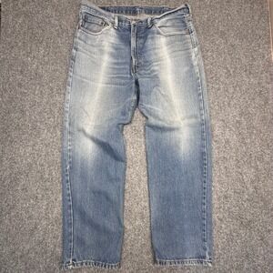 Levi's 550 Relaxed Fit Jeans 38x30 Blue Denim Tapered‎ Leg